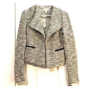 Loft Black and White Blazer